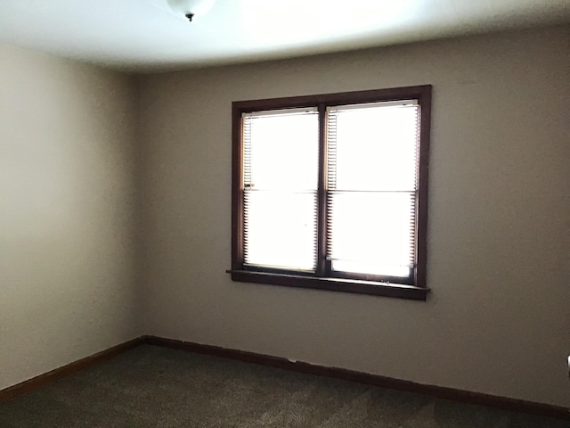 19595 Waldron St, Roseville, MI 48066 - spare room with baseboards and dark carpet