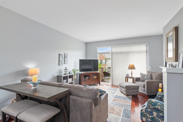 244 Wright St Unit 77, Wixom, MI 48393 - living room featuring wood finished floors