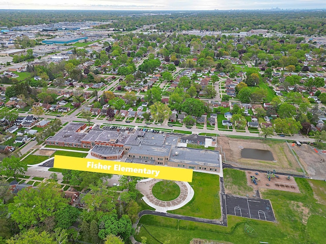 9963 Arnold, Redford, MI 48239 - aerial overview of property's location