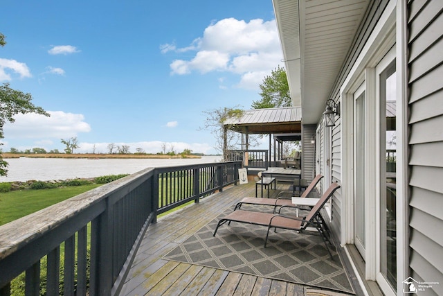 3131 Morin Point St, Erie, MI 48133 - deck with a water view
