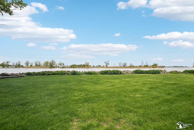 3131 Morin Point St, Erie, MI 48133 - view of green lawn featuring a water view