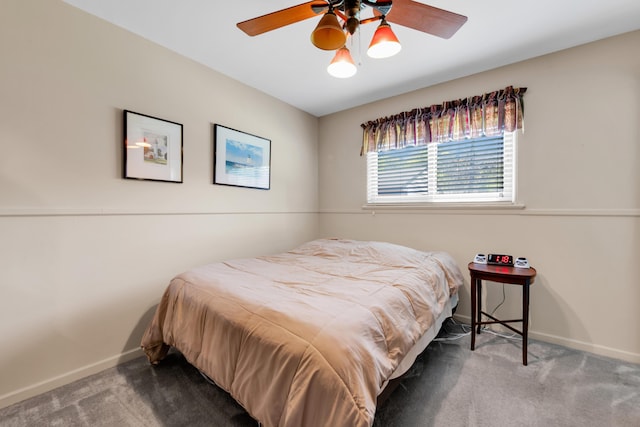 33945 Birchwood St, Westland, MI 48186 - carpeted bedroom with baseboards and a ceiling fan