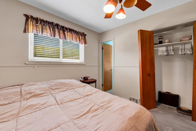33945 Birchwood St, Westland, MI 48186 - carpeted bedroom featuring a closet and ceiling fan