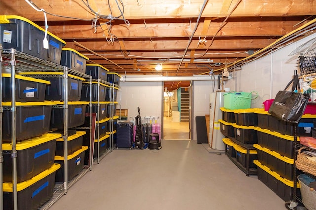 1066 Knight Rd, Ann Arbor, MI 48103 - storage room featuring water heater