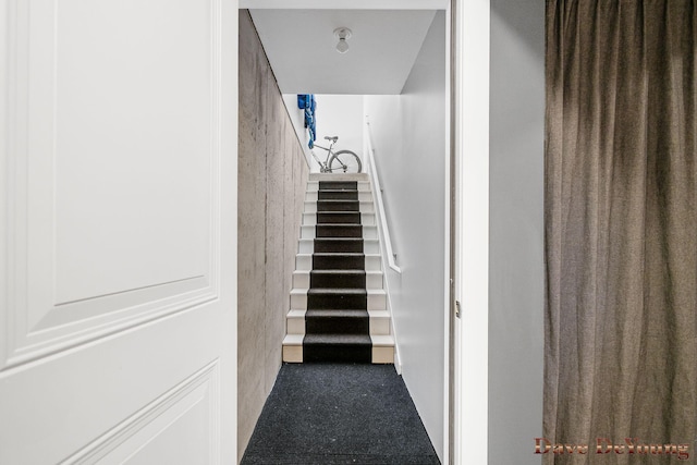 view of stairs