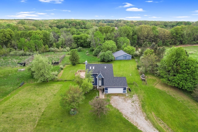 19101 Weller Rd, Gregory, MI 48137 - view of subject property featuring a heavily wooded area