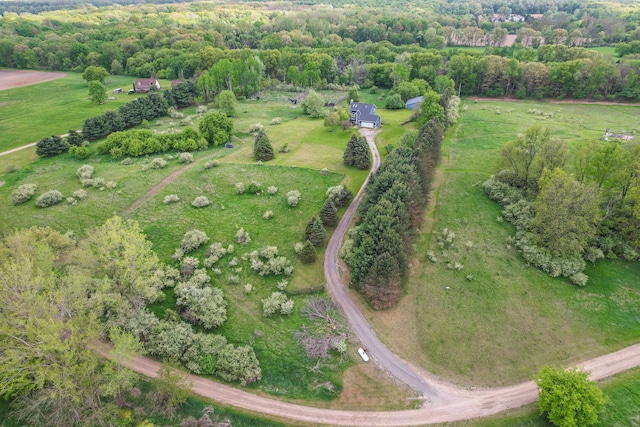 19101 Weller Rd, Gregory, MI 48137 - aerial view of property and surrounding area featuring rural landscape