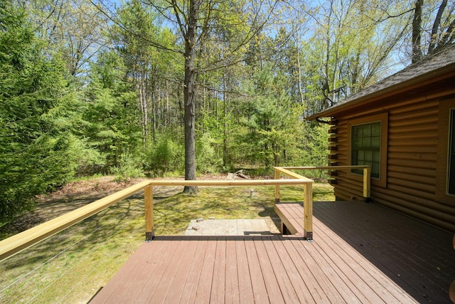 3380 Norvell Rd, Grass Lake, MI 49240 - view of deck