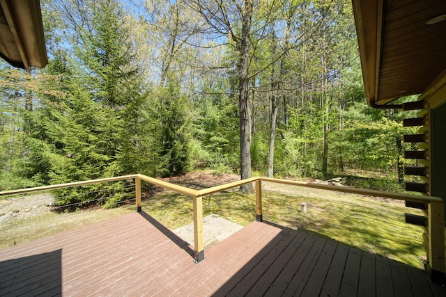 3380 Norvell Rd, Grass Lake, MI 49240 - view of wooden terrace