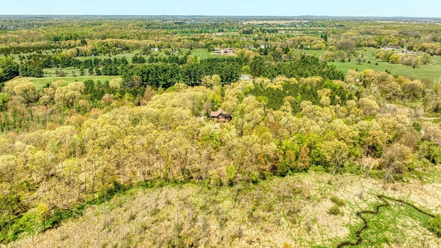 3380 Norvell Rd, Grass Lake, MI 49240 - aerial view of a heavily wooded area