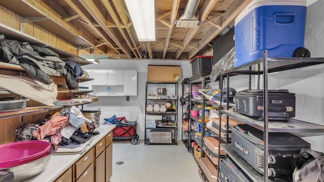 view of storage