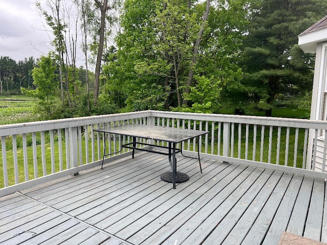 9220 Cotters Ridge Rd, Richland, MI 49083 - deck featuring a lawn