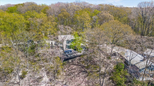 47130 Blue Star Hwy, Covert, MI 49043 - view from above of property featuring a forest