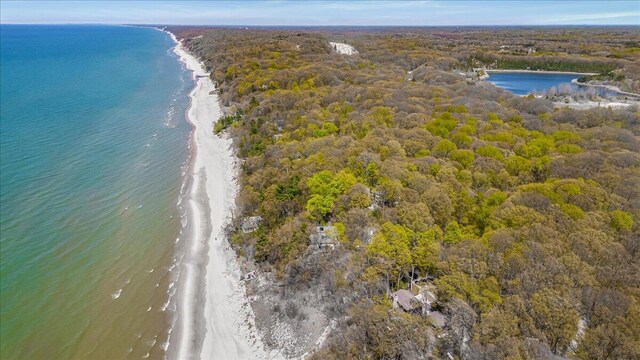 47130 Blue Star Hwy, Covert, MI 49043 - aerial overview of property's location with expansive coastline and a heavily wooded area