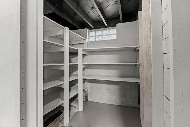 view of storage
