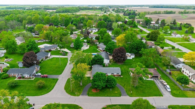 6934 Colonial Dr, Tecumseh, MI 49286 - aerial view of residential area