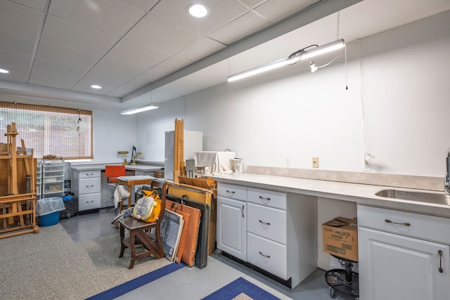 miscellaneous room with a sink