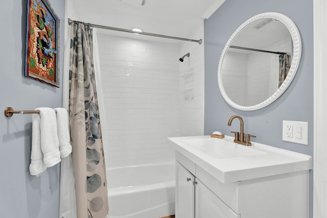 950 W Lincoln St, Birmingham, MI 48009 - full bathroom with vanity and shower / bath combo with shower curtain