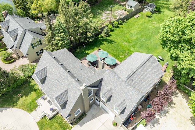 950 W Lincoln St, Birmingham, MI 48009 - aerial view of residential area