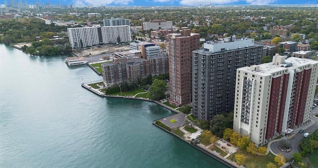 8200 E Jefferson Ave Unit 59/602, Detroit, MI 48214 - view of urban area with a large body of water
