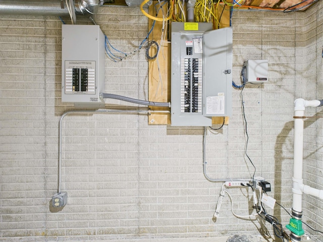 5015 Piehl Rd, Ottawa Lake, MI 49267 - utility room with electric panel