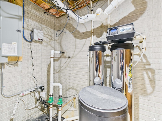 5015 Piehl Rd, Ottawa Lake, MI 49267 - utility room featuring electric panel