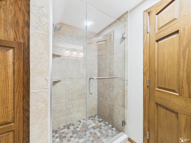 5015 Piehl Rd, Ottawa Lake, MI 49267 - bathroom featuring a stall shower