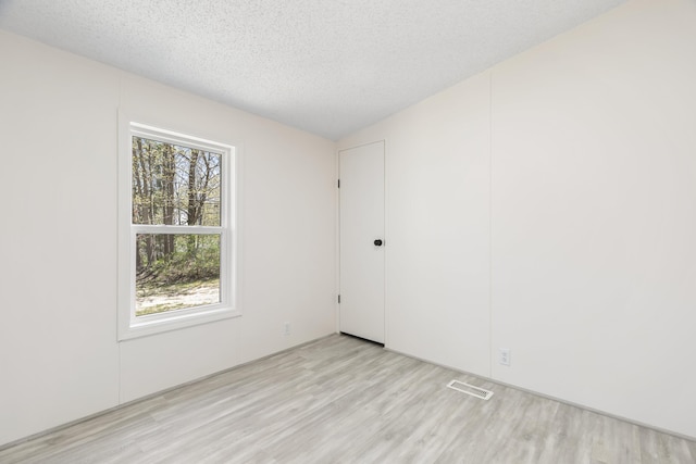 2906 Frankfort Hwy, Frankfort, MI 49635 - spare room with light wood finished floors and a textured ceiling