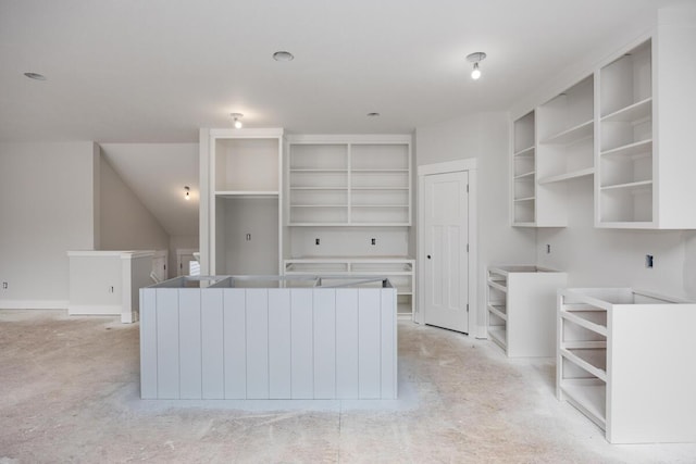 9383 Shimano Dr, Portland, MI 48875 - kitchen featuring open shelves and a center island