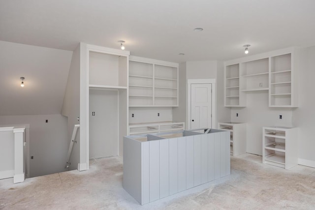 9383 Shimano Dr, Portland, MI 48875 - kitchen featuring a center island and open shelves