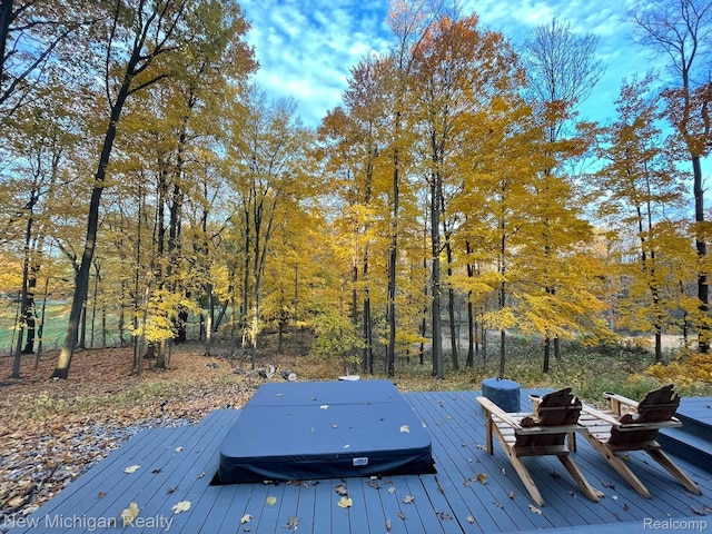 4909 Barnstable Ln, Lansing, MI 48906 - deck with grilling area