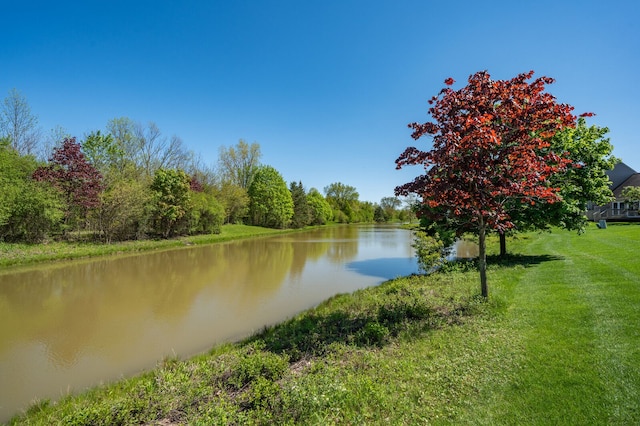 3897 Hunters Way, Canton, MI 48188 - water view featuring a forest