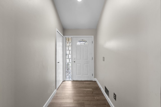 47697 Barclay Ct, Shelby Twp, MI 48317 - doorway with wood finished floors and baseboards