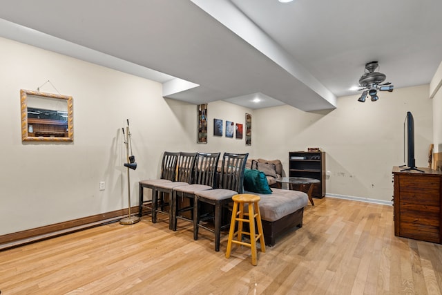47697 Barclay Ct, Shelby Twp, MI 48317 - living area featuring wood finished floors and baseboards
