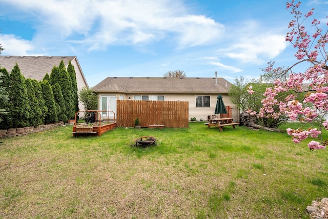 47697 Barclay Ct, Shelby Twp, MI 48317 - back of property with a fire pit