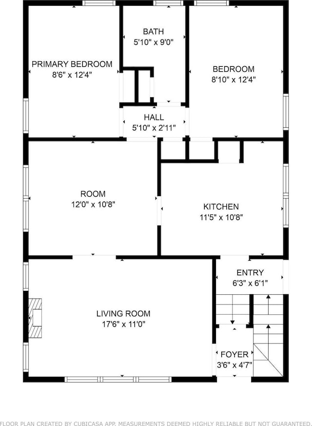 8916 Mendota St, Detroit, MI 48204 - property floor plan