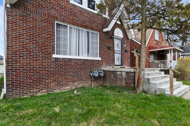8916 Mendota St, Detroit, MI 48204 - view of side of property featuring brick siding