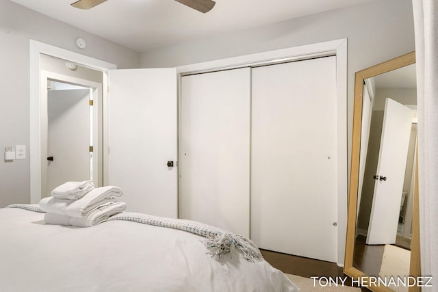 836 Phoenix St, South Haven, MI 49090 - bedroom featuring a closet and ceiling fan