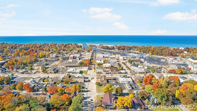 836 Phoenix St, South Haven, MI 49090 - aerial view of a large body of water