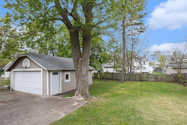 214 S Monroe St, Sturgis, MI 49091 - view of yard with an outbuilding and a detached garage