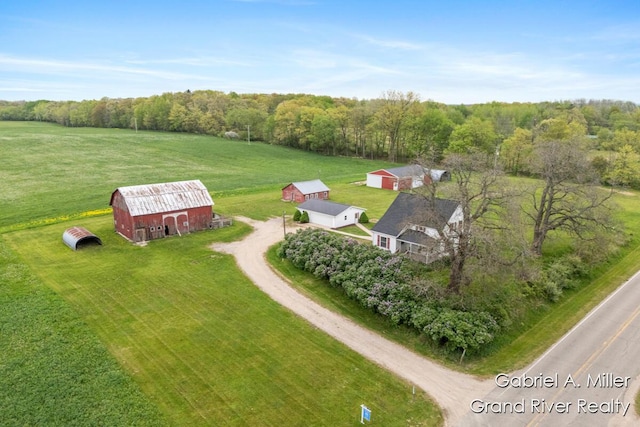 49 E 112th St, Grant, MI 49327 - overview of rural landscape