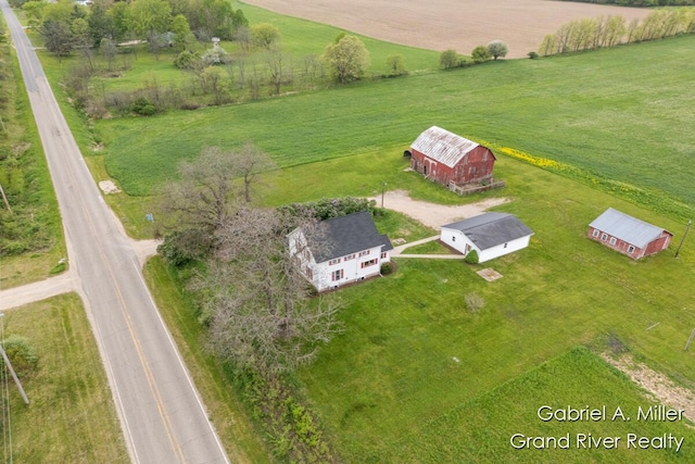 49 E 112th St, Grant, MI 49327 - aerial view of sparsely populated area with a pastoral area