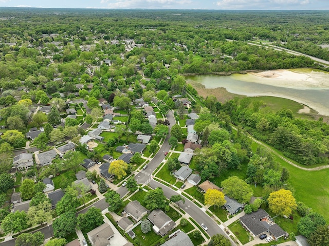 1815 Cooley Ave, Ann Arbor, MI 48103 - aerial overview of property's location with a heavily wooded area and nearby suburban area