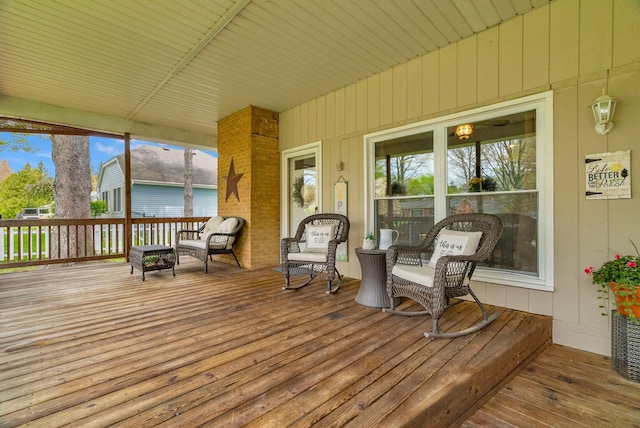 view of deck