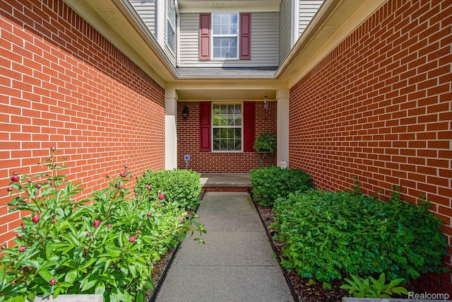235 Cherry Stone Dr Unit 16, Canton, MI 48188 - property entrance with brick siding
