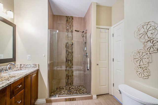 235 Cherry Stone Dr Unit 16, Canton, MI 48188 - full bath with toilet, vanity, and a shower stall