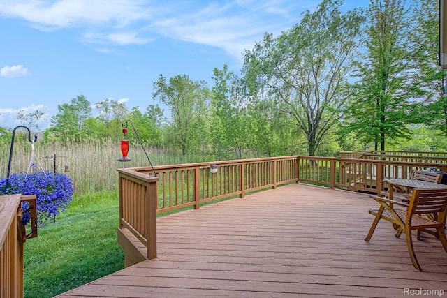 235 Cherry Stone Dr Unit 16, Canton, MI 48188 - wooden terrace with a yard