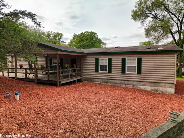 5705 Centerline Rd, Newaygo, MI 49337 - view of rear view of house