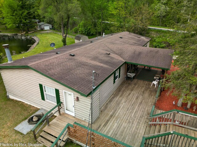 5705 Centerline Rd, Newaygo, MI 49337 - view of subject property featuring a forest