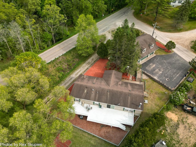 5705 Centerline Rd, Newaygo, MI 49337 - aerial view of property and surrounding area